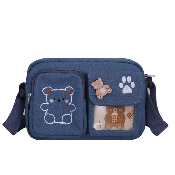 Cute Ita Bag Crossbody Bag Shoulder Purse Kawaii Pin Display Bag Anime Bag :o) - Picture 1 of 7